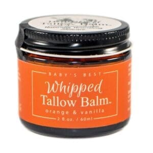 Handmade Whipped Tallow Balm - Orange & Vanilla